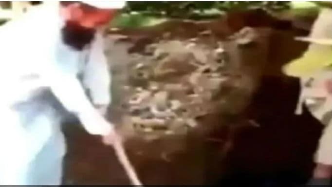 पाकिस्तान में मौलवी के कहने पर तोड़ दी गई बुद्ध की प्राचीन प्रतिमा, वीडियो वायरल