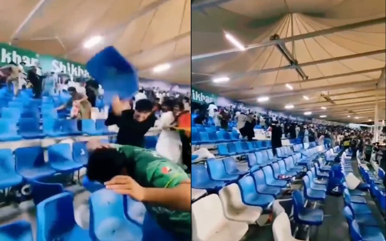 Asia Cup 2022: हार के बाद फूटा अफगानी फैंस का गुस्सा, पाकिस्तानियों की कर दी कुटाई, देखें वीडियो