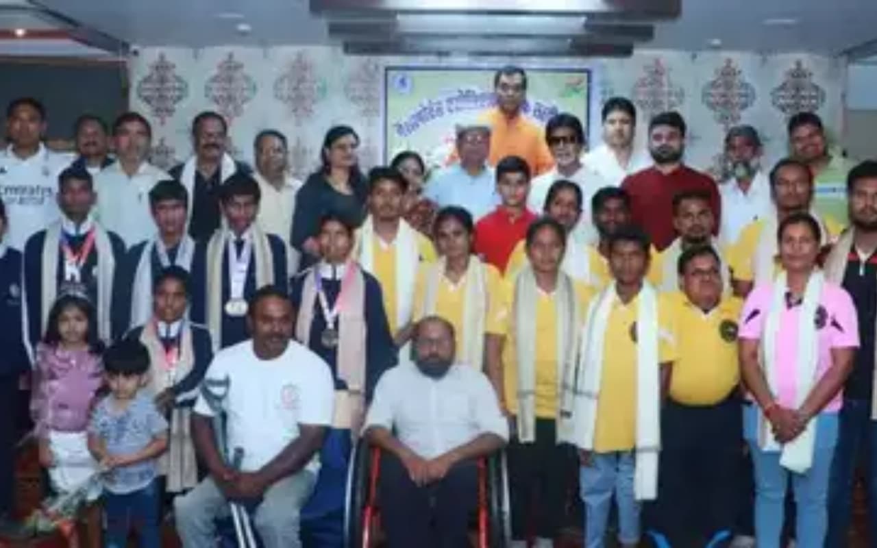नेशनल कंपटीशन में छत्तीसगढ़ के पैरा एथलीटों का जलवा, सम्मानित हुए मेडल विनर्स