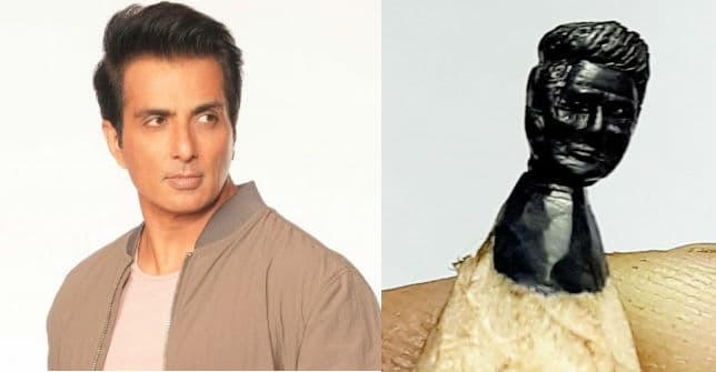 आर्टिस्ट ने पेंसिल की टिप पर बना डाली सोनू सूद की प्रतिमा, एक्टर ने यूं दिया रिएक्शन