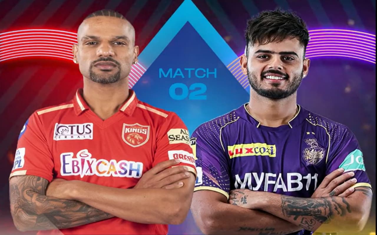 PBKS vs KKR, IPL 2023: पंजाब किंग्स ने केकेआर को 7 रन से हराया, बारिश ने बिगाड़ा खेल