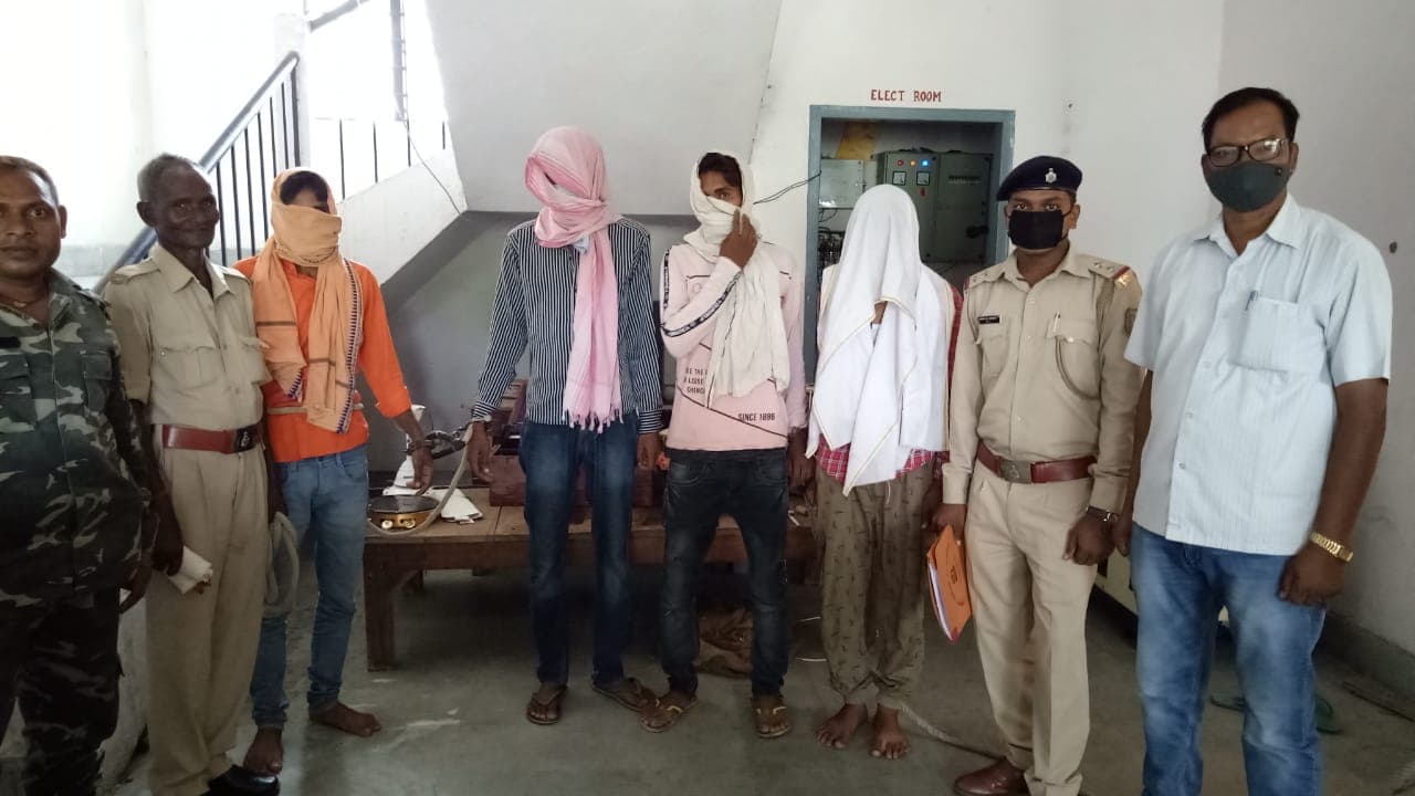 Jharkhand News : अपराधियों के खिलाफ चलाया जा रहा अभियान, पलामू से चार अपराधी गिरफ्तार