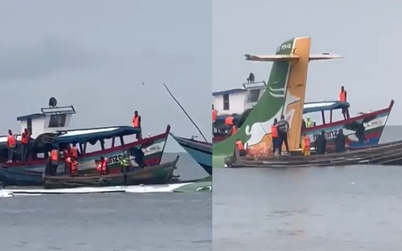 तंजानिया में बड़ा विमान हादसा, लेक विक्टोरिया में डूबा जहाज, राहत और बचाव कार्य जारी