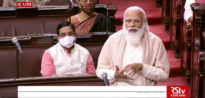 VIDEO : राज्यसभा में भाषण के दौरान रो पड़े पीएम मोदी, जानें कब-कब संसद में हुए हैं भावुक...