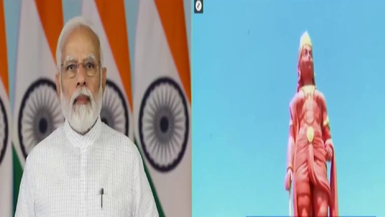 'हनुमान जी एक भारत, श्रेष्ठ भारत के सूत्र', 108 फीट उंची प्रतिमा का अनावरण कर पीएम मोदी ने कही ये बात