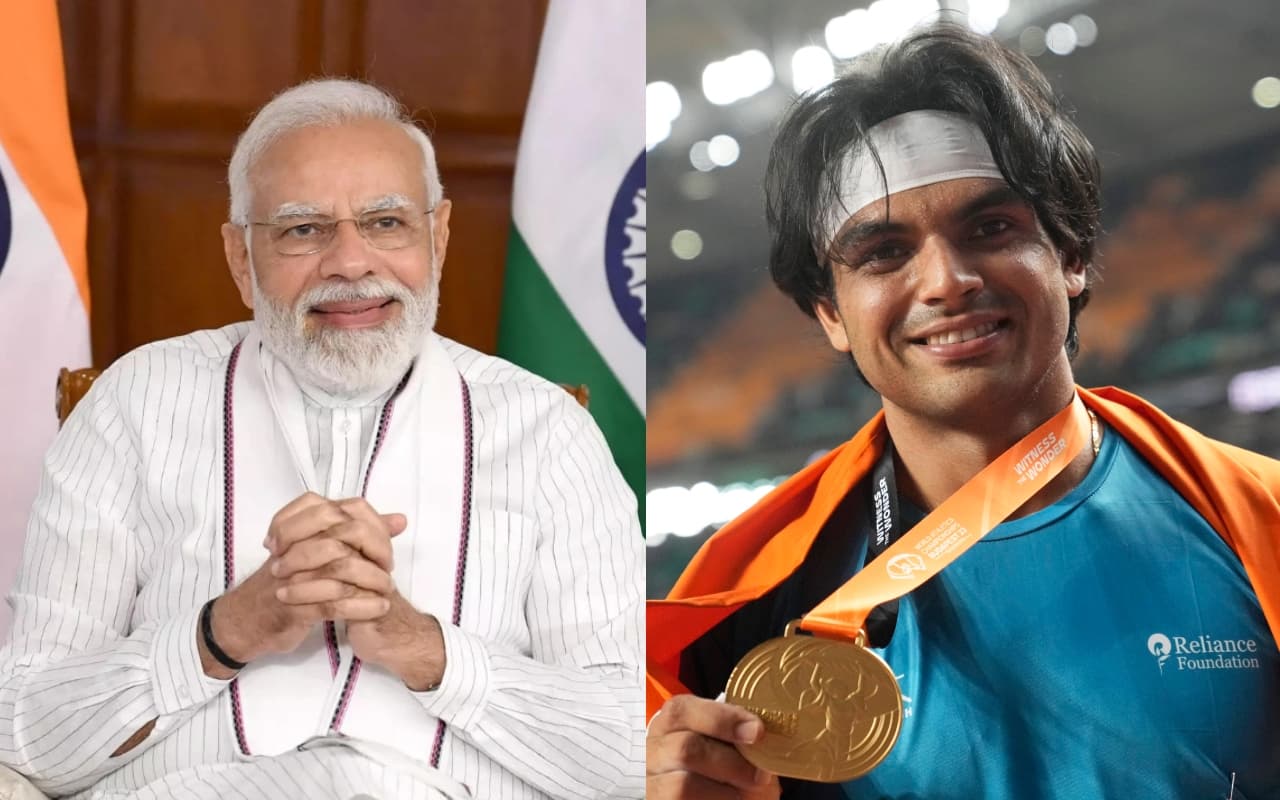 नीरज चोपड़ा ने विश्व एथलेटिक्स चैंपियनशिप में गोल्ड जीत रचा इतिहास, PM Modi ने दी बधाई
