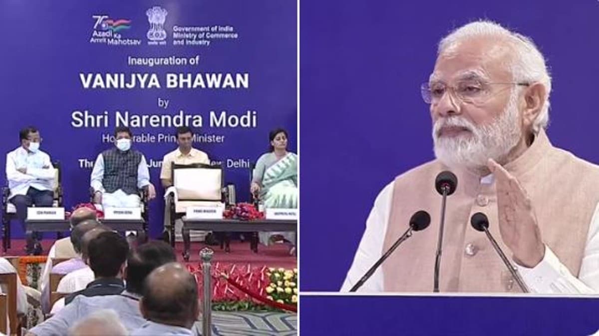 PM मोदी ने नए वाणिज्य भवन का किया शुभारंभ, कहा-'वोकल फॉर लोकल' जैसी पहल से देश के निर्यात में आई तेजी
