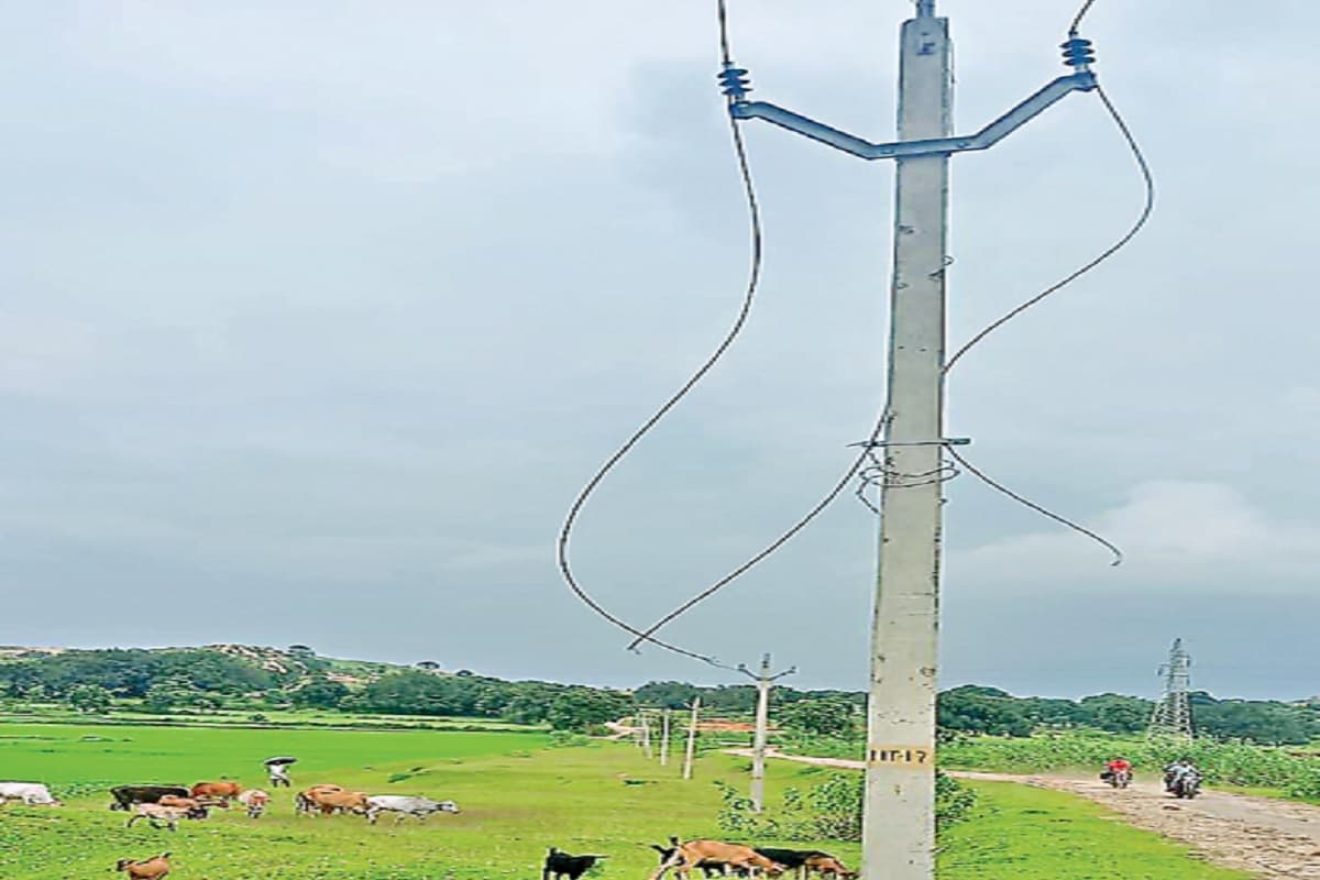 16 पोल से बिजली का तार काट कर ले गये चोर, अंधेरे में पंडरिया गांव