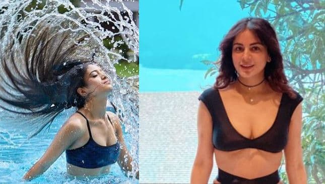 नायरा या प्रीता? पूल में किस एक्ट्रेस की बोल्ड अदाएं आपको पसंद हैं, देखें ये PHOTOS