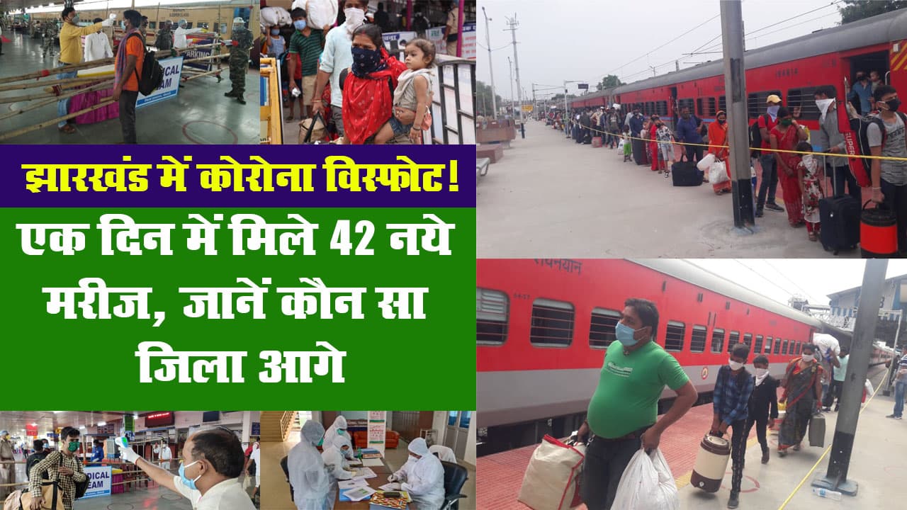 झारखंड में कोरोना विस्फोट! एक दिन में मिले 42 नये मरीज, जानें कौन सा जिला आगे
