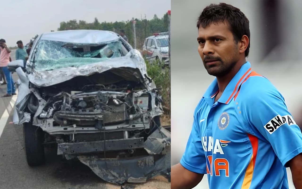 Praveen Kumar Accident: पूर्व क्रिकेटर प्रवीण कुमार की कार को कैंटर ने मारी टक्कर, बेटा भी था मौजूद Praveen Kumar Accident: पूर्व क्रिकेटर प्रवीण कुमार की कार को कैंटर ने मारी टक्कर, बेटा भी था मौजूद
