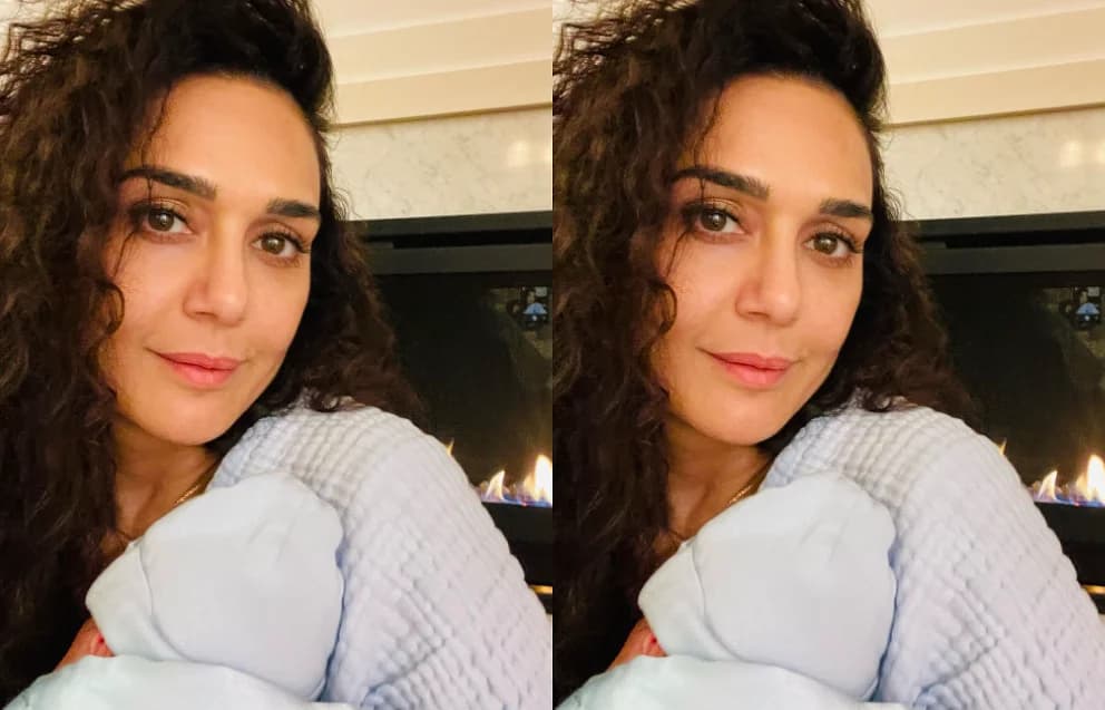 IPL 2022: चेहरे पर मुस्कान और गोद में बेबी, प्रीति जिंटा ने शेयर की खास फोटो, कहा- आईपीएल नीलामी में...