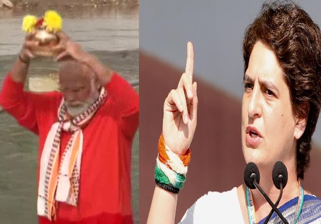 काशी विश्वनाथ कॉरिडोर की गूंज के बीच प्रियंका का BJP पर हमला, बांदा में जिंदा दफनाई गायों का उठाया मुद्दा