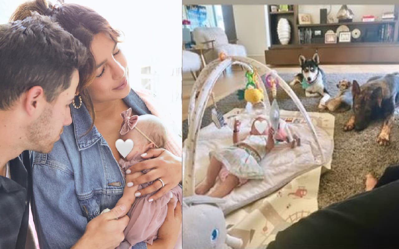 प्रियंका चोपड़ा ने शेयर की बेटी की नयी तस्वीरें, बताया कौन करता है 'नन्ही परी' की रक्षा, PHOTOS