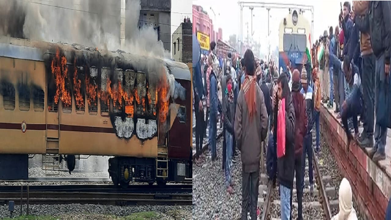 RRB-NTPC Protest: बिहार में लगातार तीसरे दिन उग्र विरोध प्रदर्शन, जहानाबाद में रोकी ट्रेनें, गया में बवाल