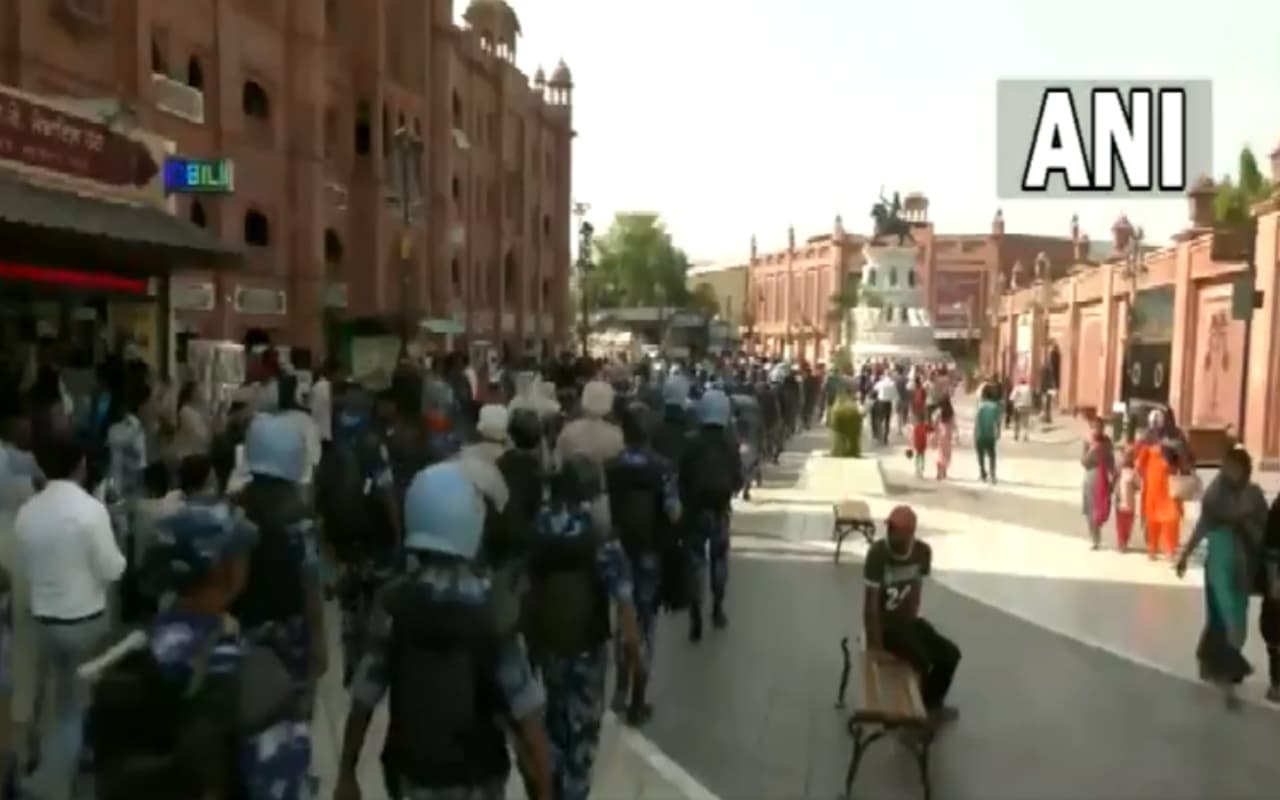 अमृतसर में 2 दिन में दो धमाके, RAF और पुलिस ने किया फ्लैग मार्च, बोले डीजीपी- IED ब्लास्ट नहीं