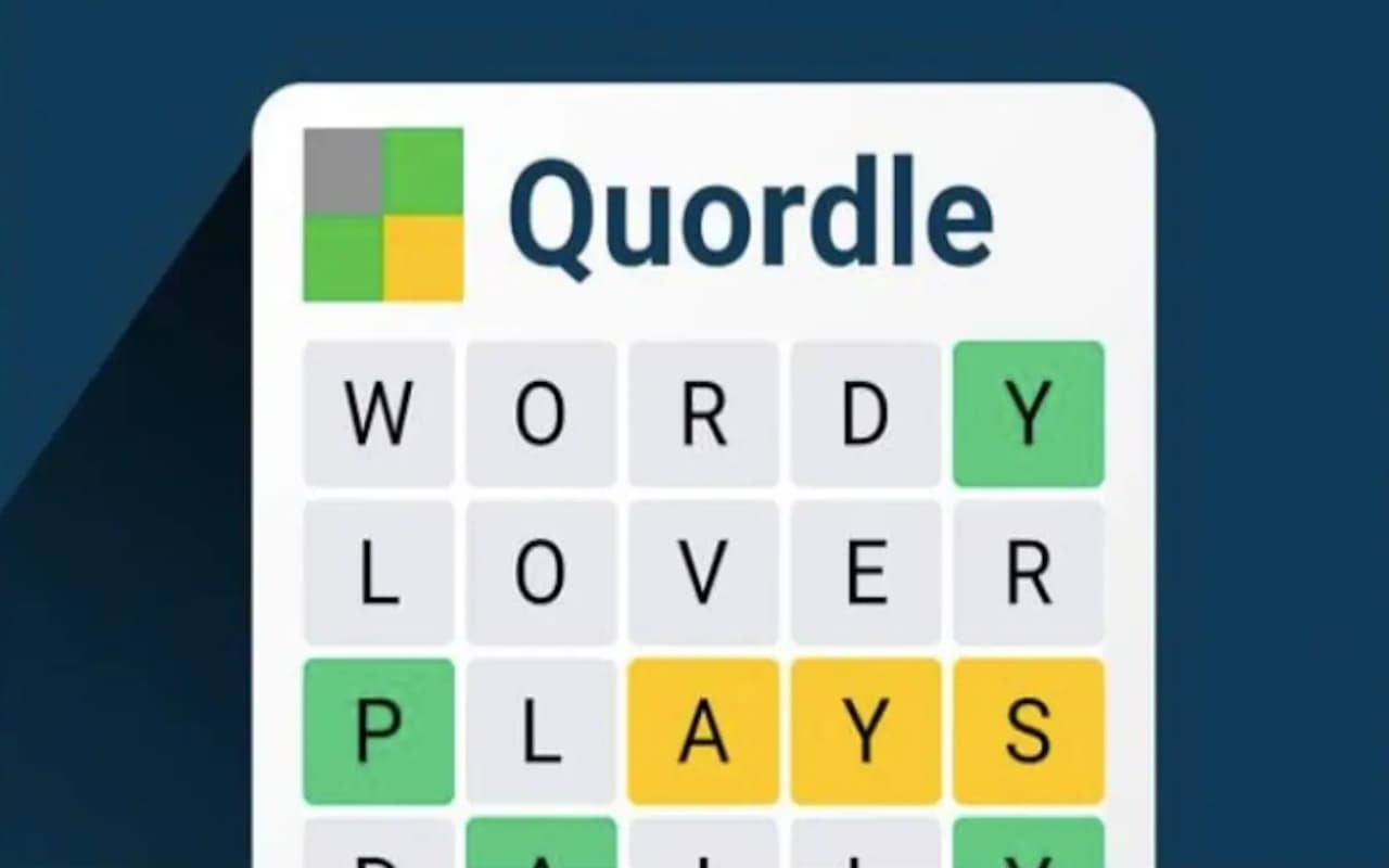 Quordle Today: इन हिंट्स से सॉल्व करें पजल, चेक करें सही आंसर