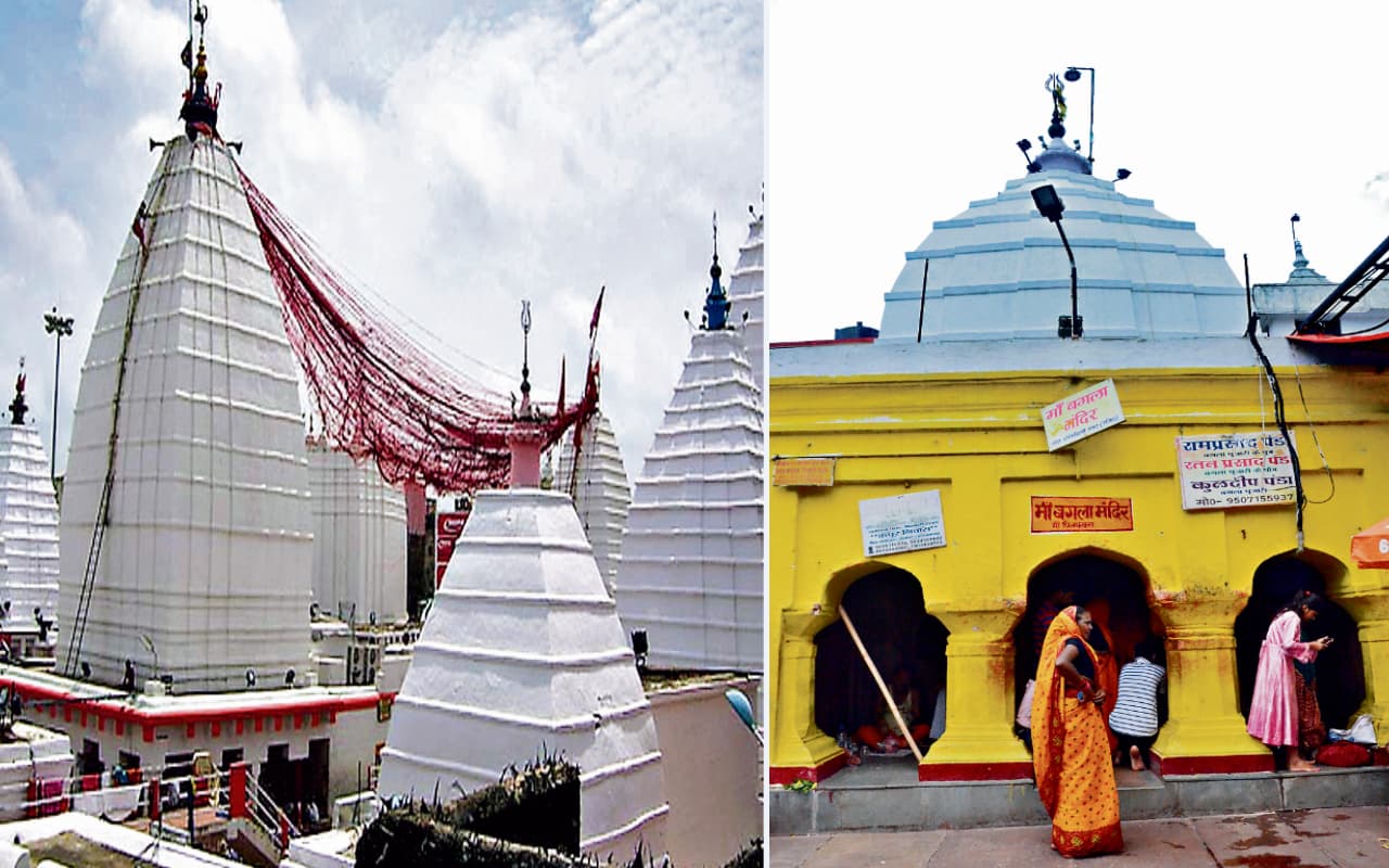 बाबा बैद्यनाथ धाम में बगलामुखी मंदिर की षोडशोपचार विधि से होती है पूजा, यहां होते हैं मां पीताम्बरी के दर्शन