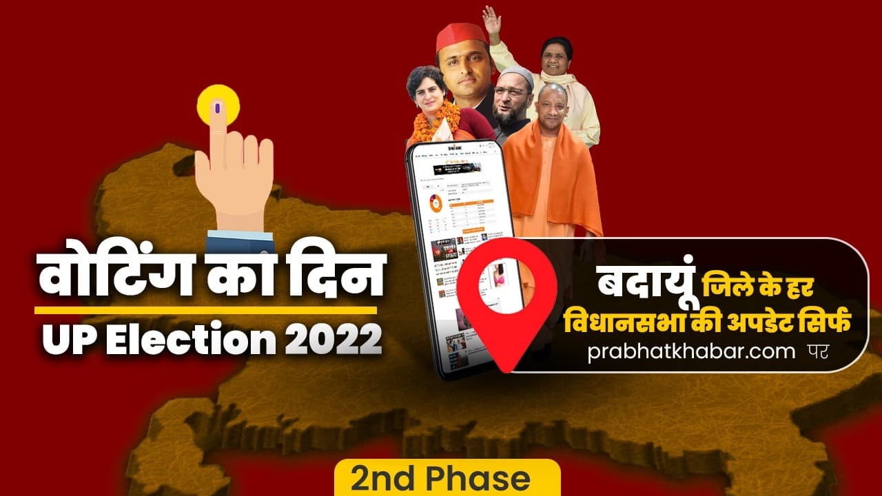 Badaun Chunav 2022 Voting: बदायूं में 5 बजे तक हुई 56 प्रतिशत वोटिंग