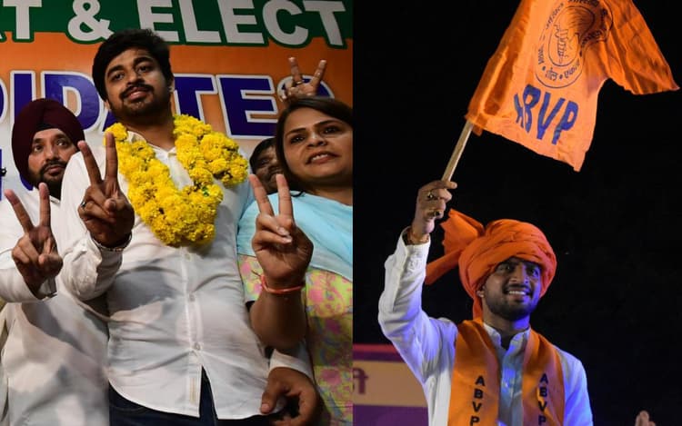 PHOTOS: किसकी होगी DUSU 2023 में जीत?
ABVP और NSUI के बीच कांटे की टक्कर