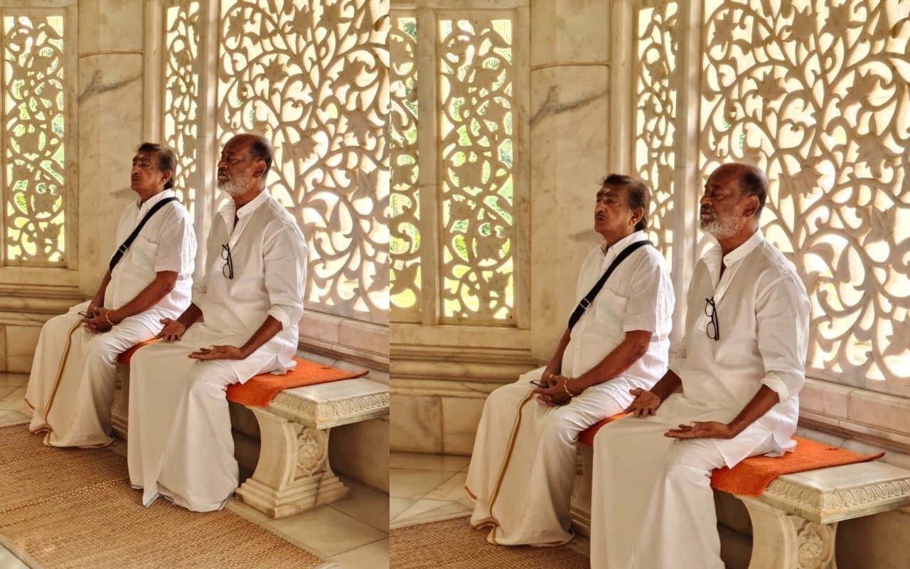 Rajinikanth In Ranchi: झारखंड के इस मंदिर  पहुंचे सुपरस्टार रजनीकांत, रांची के योगदा आश्रम में लगाया ध्यान
