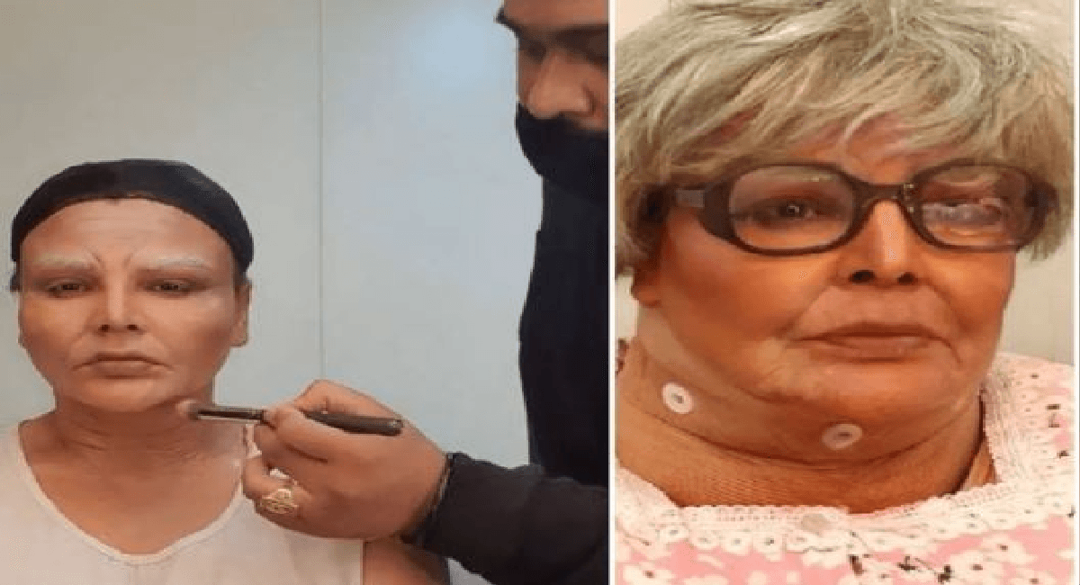Rakhi Sawant का ट्रांसफॉर्मेशन देख पहचान नहीं पाए फैंस, 80 साल की बुजुर्ग महिला के लुक में आई नजर