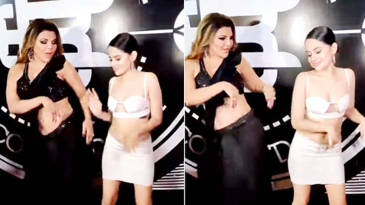 Rakhi Sawant के डांस मूव्स को देखकर उर्फी जावेद ने उड़ाया खुद का मजाक, बोलीं- मैं तड़पती हुई मछली लग रही