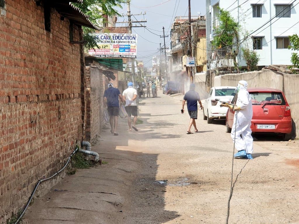 Jharkhand Coronavirus Update : रांची के हिंदपीढ़ी से अब तक 23 कोरोना पॉजिटिव