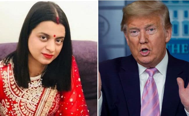 'Donald Trump भी बन गये मोदी भक्‍त', Rangoli Chandel का ये Tweet हो रहा है VIRAL