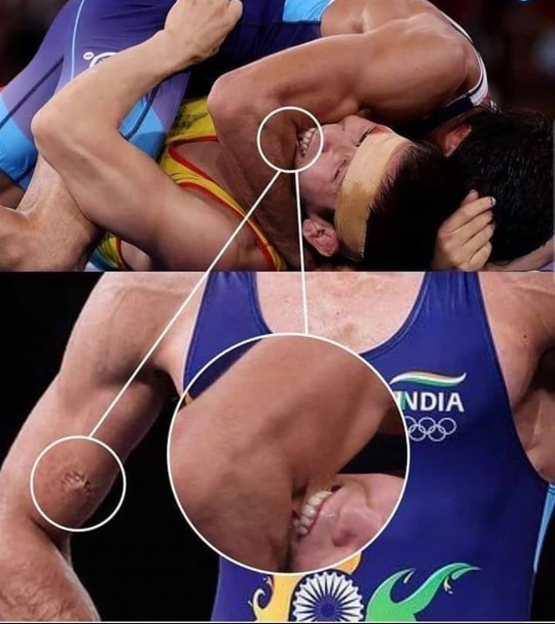 दांत काटने पर भी रवि दहिया ने नहीं छोड़ी विरोधी की गर्दन, सहवाग ने भारतीय पहलवान को इस तरह किया सलाम