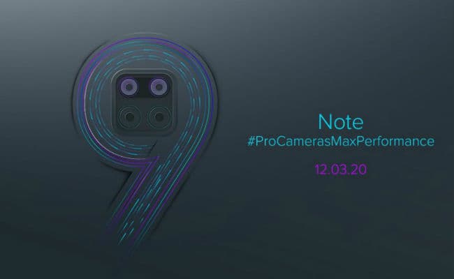 Redmi Note 9 की लॉन्चिंग 12 मार्च को, मिलेंगे ये दमदार फीचर्स