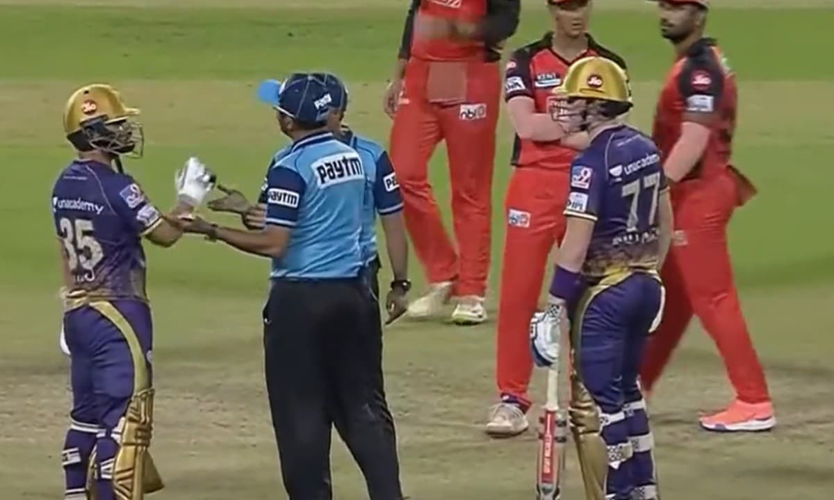 KKR vs SRH, IPL 2022: डीआरएस पर एक बार फिर विवाद, रिंकू सिंह ने आउट होने पर की फिल्ड अंपायर से बहस VIDEO