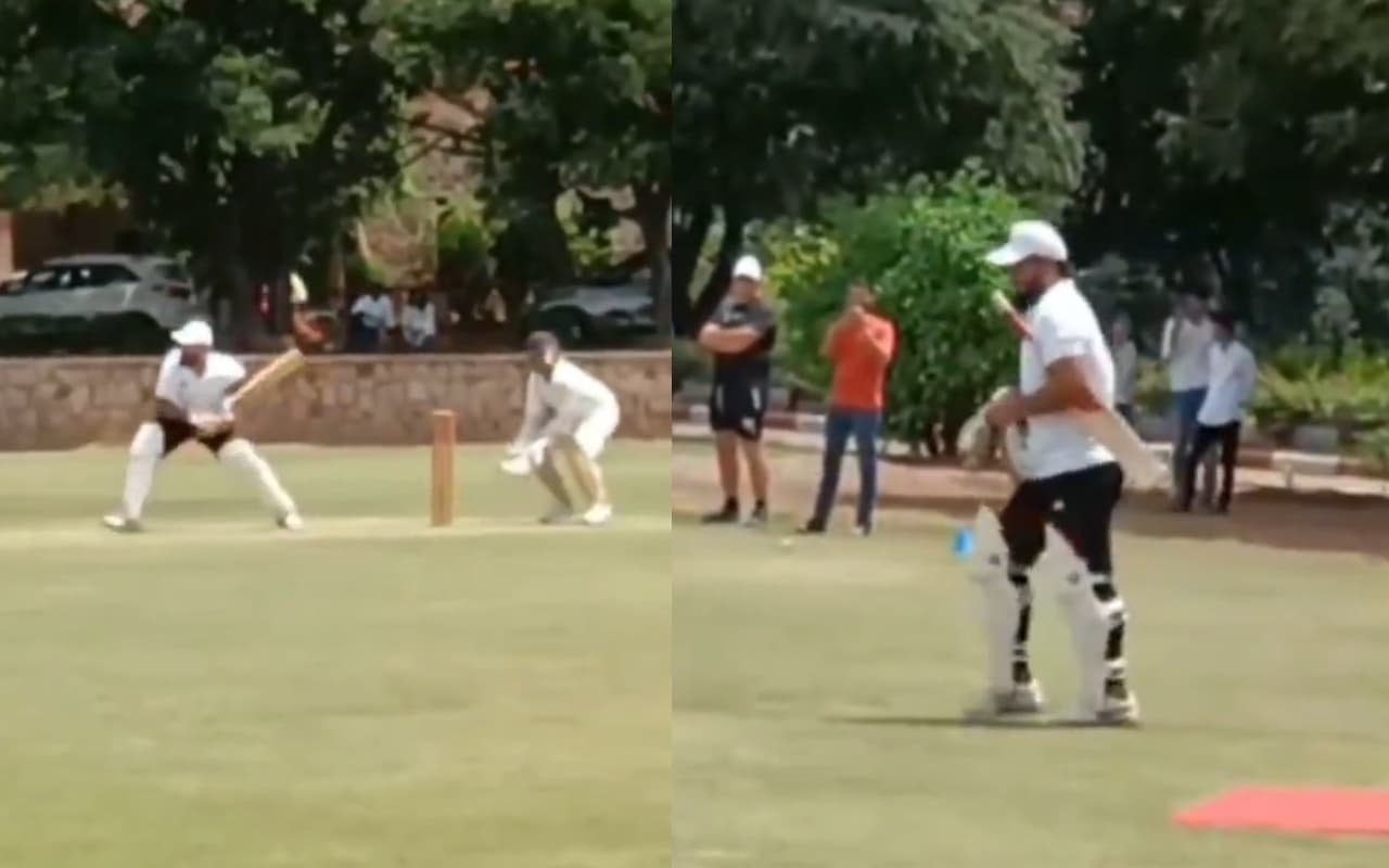 VIDEO: कार एक्सीडेंट के बाद पहली बार बल्लेबाजी करते दिखे ऋषभ पंत, खूब लगाए चौके-छक्के