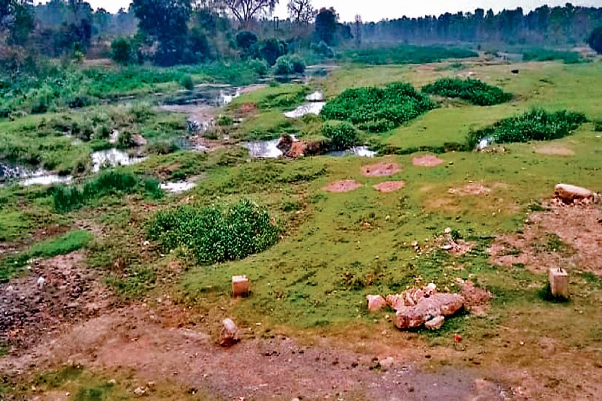 चतरा में हर रोज सिमट रहा बलबल महाने नदी का दायरा, कभी बिखेरती थी अपना सौंदर्य