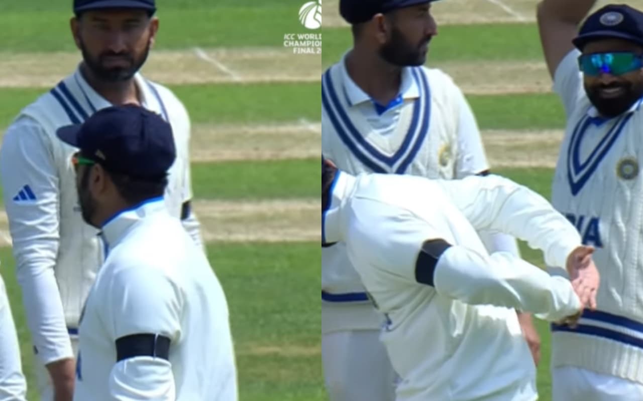 WTC Final: रोहित शर्मा के DRS लेने के अनोखे तरीके को देख छूटी सभी की हंसी, वीडियो वायरल
