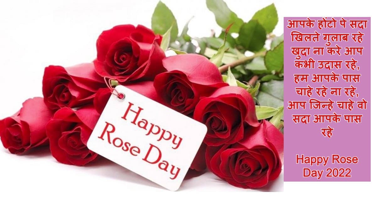 Happy Rose Day 2022 Wishes: आज से शुरु हुए वैलेंटाइन वीक... रोज डे पर अपने वैलेंटाइन को भेजें ये मैसेज