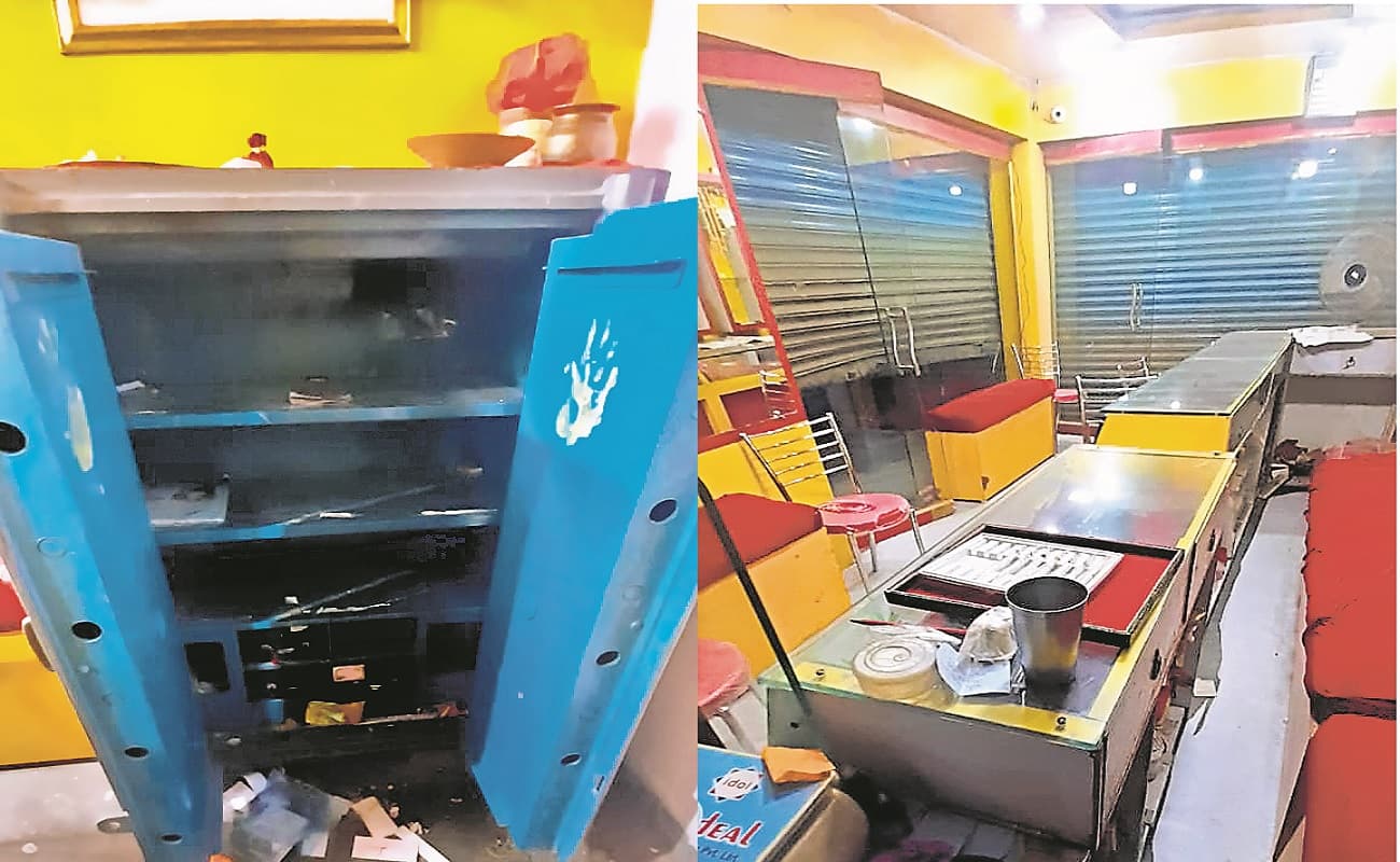 पटना में पांच मिनट में सात चोर 10 लाख के जेवर व नकद लेकर हुए फरार, शटर उखाड़ वारदात को दिया अंजाम