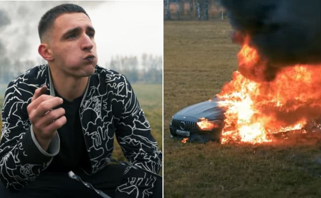 फेमस यूट्यूबर ने अपनी 2 करोड़ की मर्सिडीज को लगा दी आग, ऐसा करने की वजह भी बताई, वायरल हो रहा VIDEO