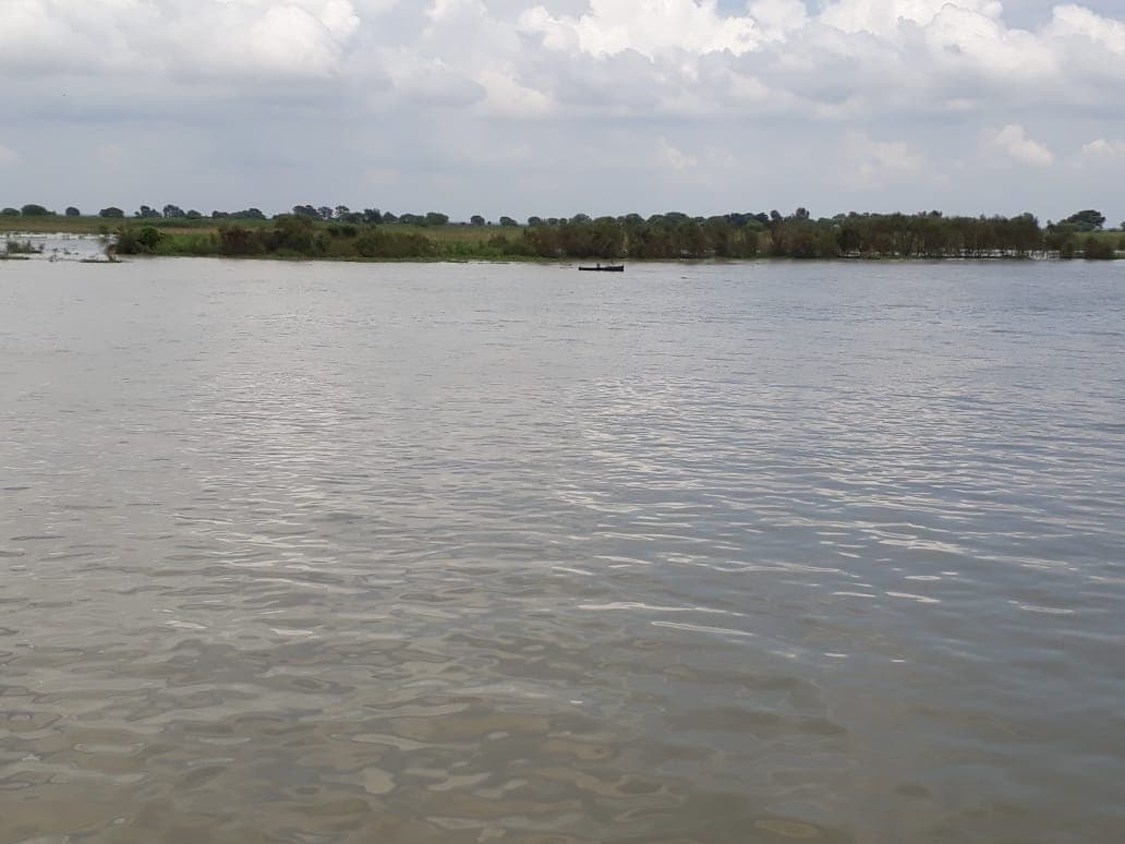 Bihar Flood Live Updates: तेजी से घट रहा गंडक का जलस्तर, कटाव से बांध के करीब पहुंची नदी