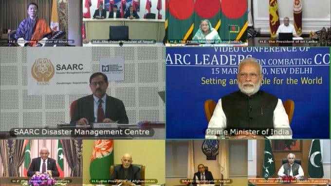 Coronavirus outbreak: भारत ने SAARC को दिये 1 करोड़ डॉलर, इमर्जेंसी फंड बनाने का प्रस्‍ताव