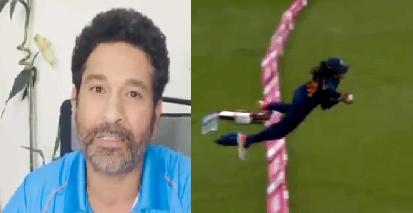 VIDEO : ‘सुपरवुमेन’ हरलीन के कैच के मुरीद हुए सचिन तेंदुलकर, बताया ‘कैच ऑफ दी इयर’