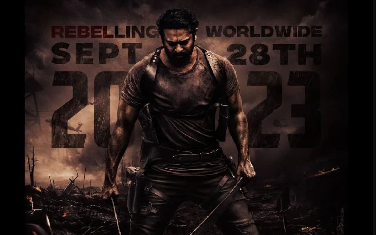 प्रभास की फिल्म 'सालार' का नया पोस्टर किया जारी, KGF से है खास कनेक्शन, इस दिन होगी रिलीज