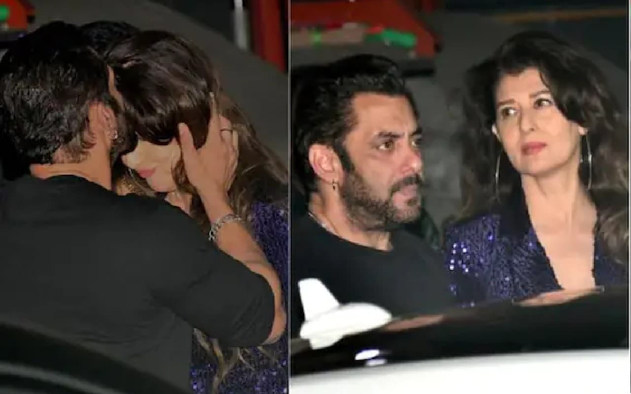 सलमान खान ने संगीता बिजलानी को पहले लगाया गले, फिर चूमा माथा, ऐसे किया एक्ट्रेस को पार्टी से रुखसत, VIDEO