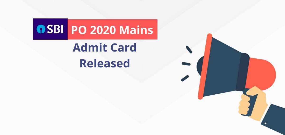 SBI PO Mains Admit Card 2021 Out: स्टेट बैंक ने जारी किया मेंस परीक्षा का एडमिट कार्ड, यहां देखें प्रवेश पत्र डाउनलोड़ करने का लिंक