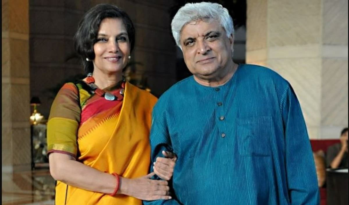 शबाना आजमी ने जावेद अख्तर संग शेयर की ये खास तसवीर, कैप्शन में लिखा- एकदूजे के लिए बनें…