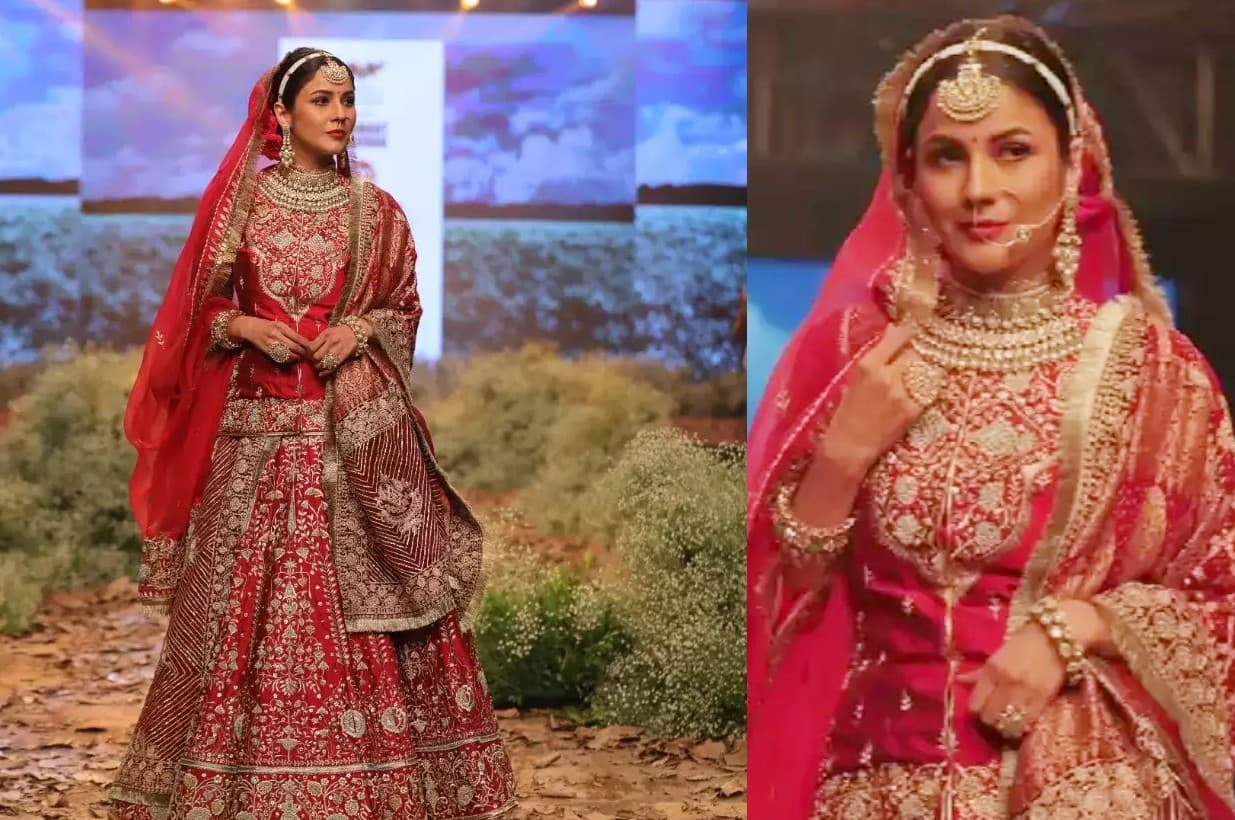 Shehnaaz Gill Ramp Walk: शहनाज गिल बनी शो स्टॉपर, दुल्हन बनकर एक्ट्रेस ने स्टेज पर लगाए ठुमके, VIDEO