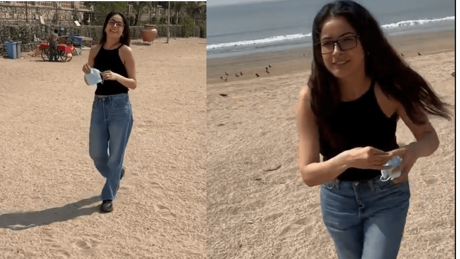 शहनाज गिल समंदर किनारे मस्ती करती आईं नजर, फैंस ने कमेंट में लिखा- चांद आज जमीन पर कैसे? VIDEO