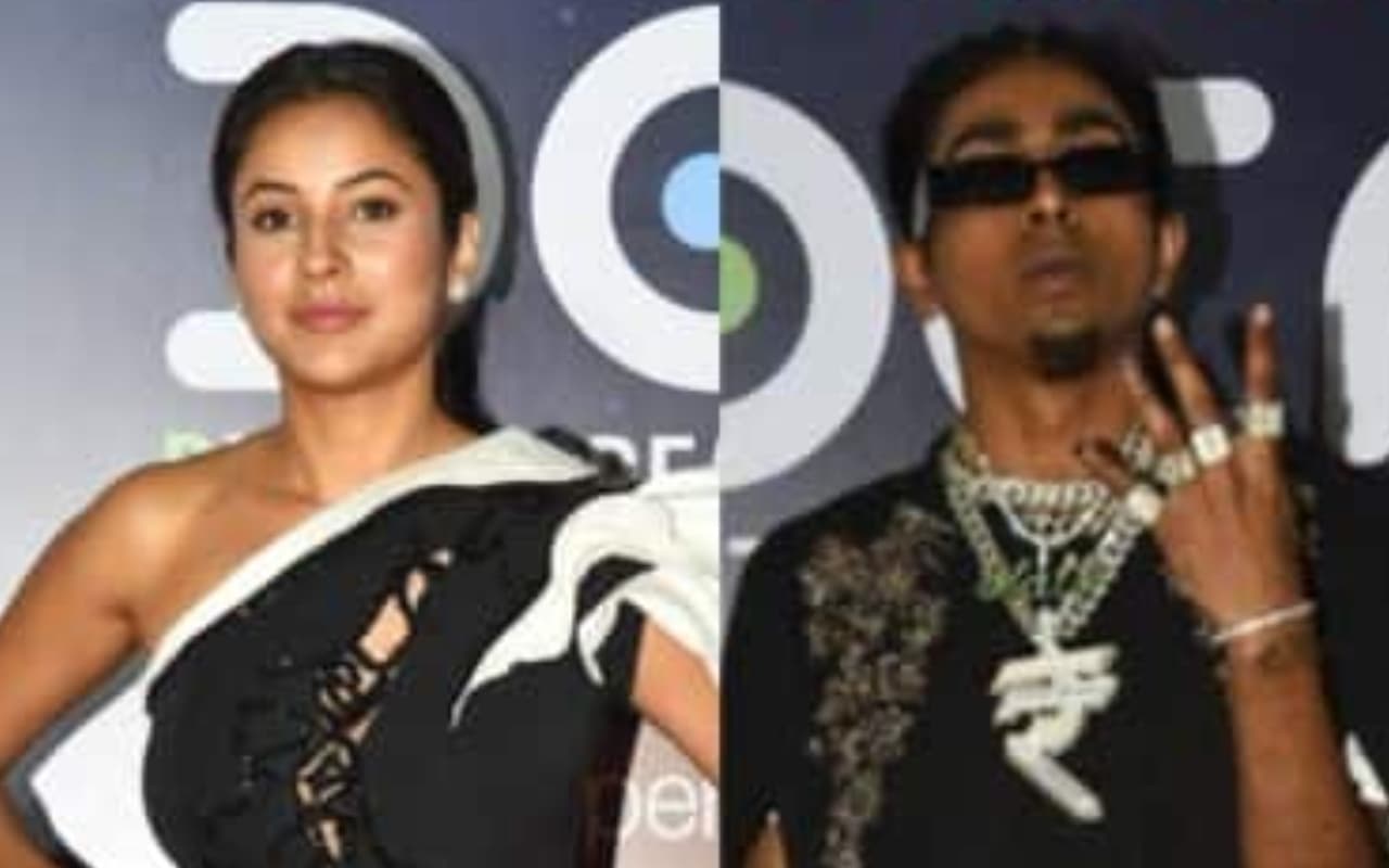 अवॉर्ड नाइट में MC Stan से मिली शहनाज गिल, साथ में पैपराजी को दिया पोज, फिर एक्ट्रेस ने किया ये काम