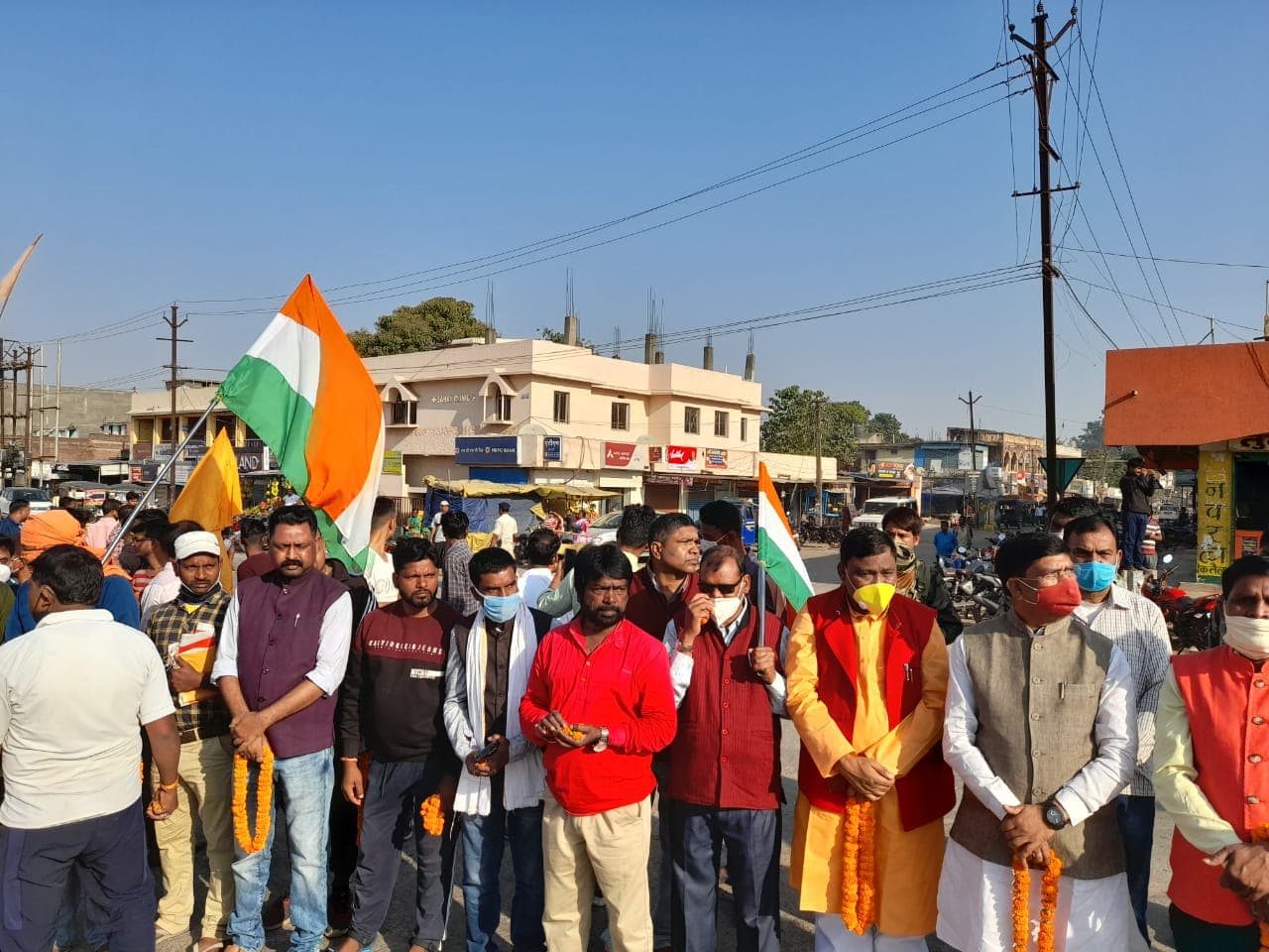 लद्दाख में शहीद झारखंड के अभिषेक कुमार साहू को रांचीवासियों ने ऐसे दी श्रद्धांजलि, अंत्येष्टि आज