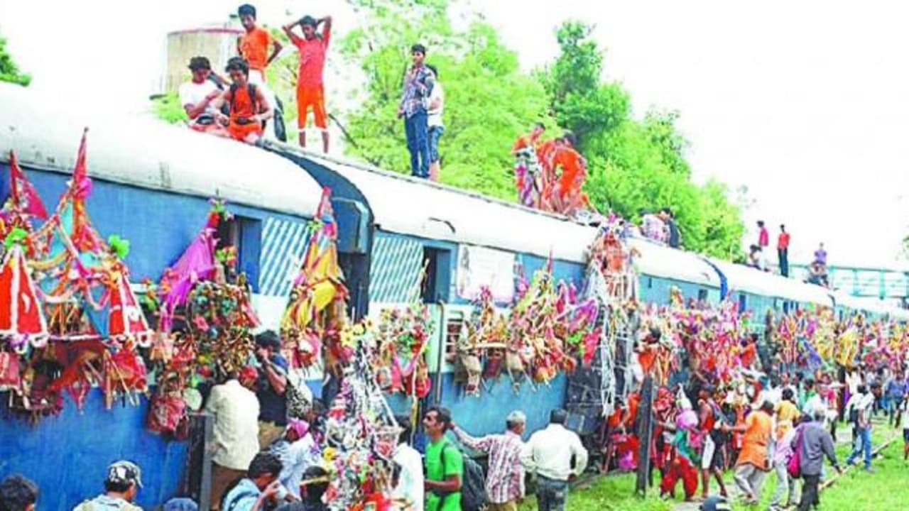 Shravani Mela 2025 decision regarding temporary stoppage of 15 trains